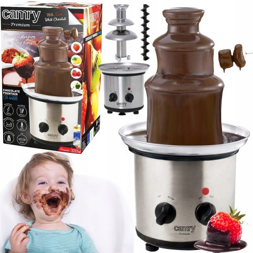 Csokoládé szökőkút - Csokoládé szökőkút 3 szintes fondue torony 320 W