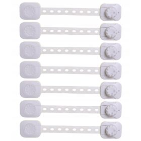   Gyermekbiztonsági biztosítás - 7x szekrényvédelem záró ajtó bútorfiók a gyerekektől d tartás