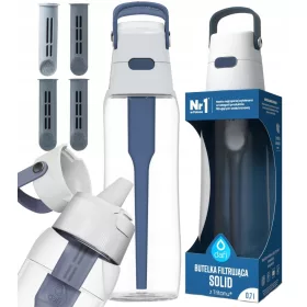    Dafi Solid 0,7 l-es farmer szűrőpalack + Szűrőbetét Dafi SOFT és SOLID palackokhoz, 3 db.