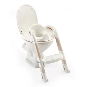   Gyermek WC ülőke - THERMOBABY WC-ülőke huzat fehér lépcsővel