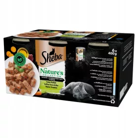   Konzerv macskáknak - Sheba választék az ízek nedves ételeinek a macska 6x400g számára