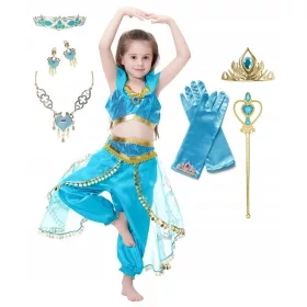 Lány jelmez - Jasmina dżasina Princess 8 elem jelmeze