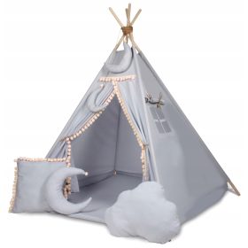 Gyermek sátor - TIPI WIGWAM sátor 5 bújós párnával