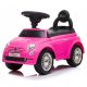Játékautó, kidobó - Felhajtható tolójáró Fiat 500 - Rosa rózsaszín