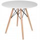 Skandináv asztal modern a nappali számára 80 cm