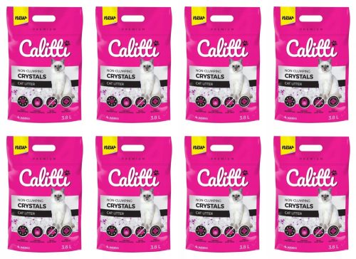 Alom nyulaknak és kis rágcsálóknak - Calitti szilikon kavics egy macskához 8 x 3,8 l