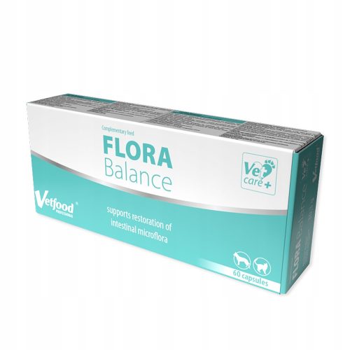 Vitaminok macskáknak - VetFood Flora Balance 60 kapszula