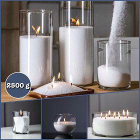   Gyertya - Dekoratív gyertya - púder - púder a Dear Time laza gyertyákhoz