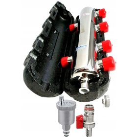 HIDRAULIKUS KAPCSOLÓ 6x 1" 70kW + HŐSZIGETELÉS