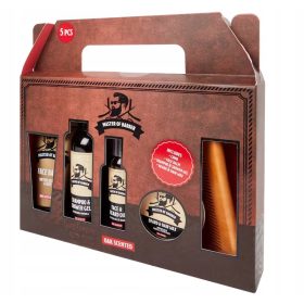    MASTER OF BARBER AJÁNDÉKSZETT FÉRFI SZAKÁLLÁPOLÁSHOZ VIP 5