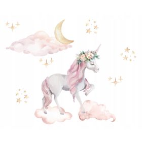 Gyermek falragaszok - Egyszarvú egyszarvú falmatrica l