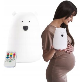   Gyermek éjszakai lámpa - Szilikon lámpa pilóta medve nyúl és barátok