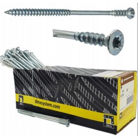 DMX távtartó szintező csavarok 6x120 mm 100 db