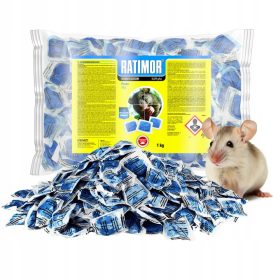   Egerek és patkányok elleni védelem - Patkánymérgező retaMor brodifakum 1 kg