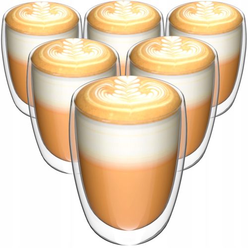 Koktél pohár - Miowi latte poharak 350 ml 1 db.