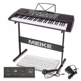    Billentyűzet Meike billentyűzet MK-2089 61kl elemes tápegység