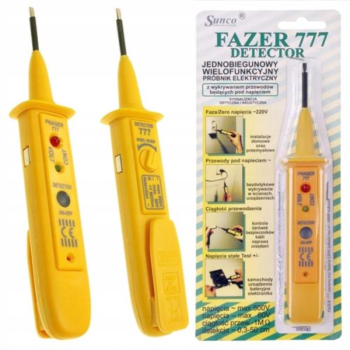 SUNCO Fazer 777 feszültségmérő