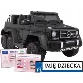   Elektromos játékautó - MERCEDES G63 ELEKTROMOS JÁRMŰ 6x6 6 kerék