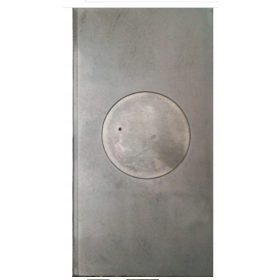   Kandalló ajtaja - Egyhangú konyhai öntöttvas lemez 63 x 31.5