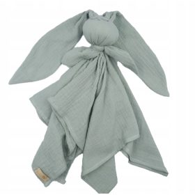   Textil pelenka - Baba 01084 muszlin pelenka ölel meg nyuszi menta