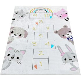    SZŐNYEG 120x170 GYERMEK MINŐSÉGŰ, CSÚSZÁSGÁTLÓ, GÉPBEN MOSÁSHATÓ, KÖNNYŰ