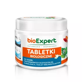    Baktériumok szennyvíztisztító tartályokhoz és szennyvíztisztító telepekhez Pezsgőtabletta egy évre 12 db BIOEXPERT
