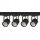 6x LED izzó A60 E27 8W = 75W 3000K Izítószál