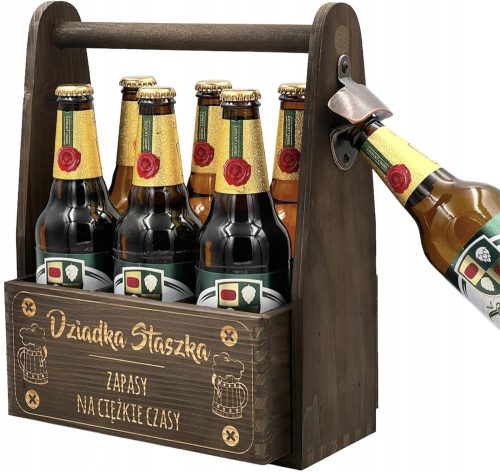 Sör doboz hordozó ajándék fiú barát