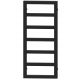 Esperto fürdőszoba radiátor Radiátorok 257 W 300 x 720 mm fekete