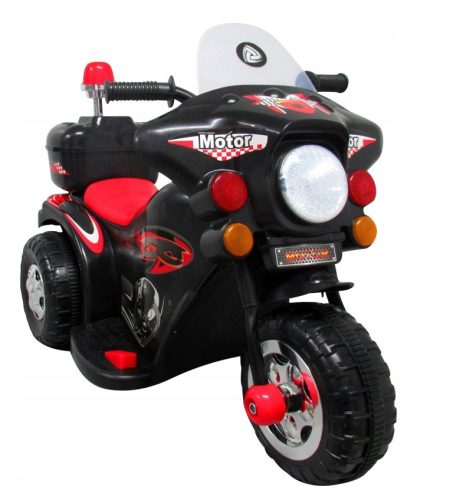 Elektromos motorkerékpár gyerekeknek - Fekete R-Sport motor akár 25 kg-ig