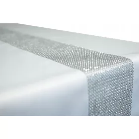   Abrosz, futó - Asztali futó fehér, fekete, krém, piros árnyalatok, zöld árnyalatok, ezüst 180 x 60 cm