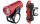 Bicikli lámpa - Prox PICTOR SET RED 350 lm USB