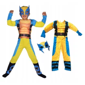   Fiú jelmez - Ruházat + maszk wolverine mutáns izmok 110/116 s