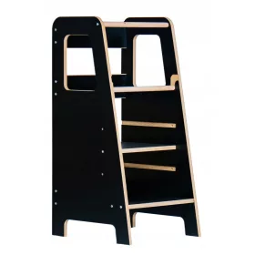   Konyhai segítő gyerekeknek - Konyhai segítő/konyhai segítő fekete mdf crm1