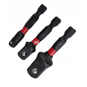   Csavarozáshoz való bit - Adapter az ütköző sapkákhoz, set 3 db milwaukee