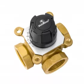   Gyémánt szelep 1" 3-UTAS szelep 1" + 230V szelepmozgató