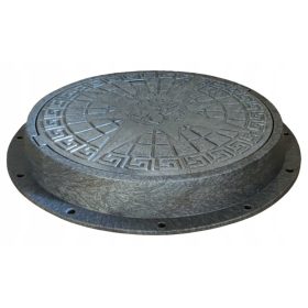 Szeptikus akna fedele 5T 80/60cm szürke