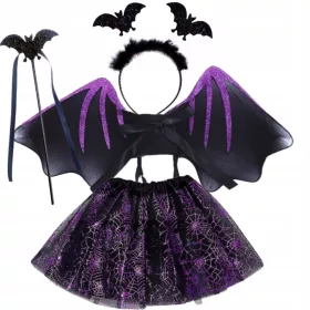   Lány jelmez - Kościotrup Haloween Scream +maszk öltözködése