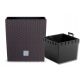 Virágcserepek - Prosperplast DRTS400L-440U virágcserép 40 x 40 x 40,8 cm barna