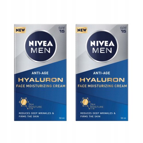  NIVEA MEN Hyaluron ránctalanító krém 2 db.