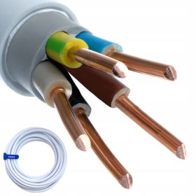   Kerek riasztó, elektromos és szerelő kábel YDY Hilark 5 x 6