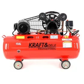   Dugattyú szerszámokhoz - Erős olajkompresszor 150L 2 dugattyú 8bar 400 V -os légkompresszor hatékony