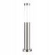 Világító poszt - Kerek Led-lux E27 világítóoszlop, 65 cm, ezüst