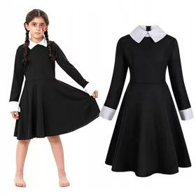   Lány jelmez - Szerda addams ruhák cosplay kedvezményes kedvezmény