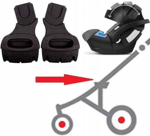  Junama babakocsi ülés adapterek eredeti 2 db