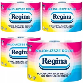   Vécé papír - WC -papír a leghosszabb Regina 16 hengerkészlet