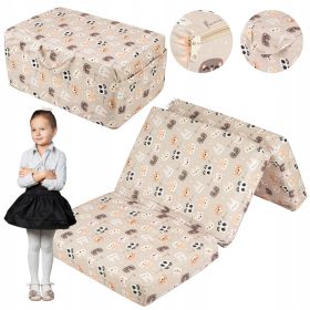   Gyerek matrac - Turisztikai matrac összecsukása 120x60 cm + borítás