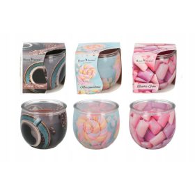 Gyertya - Home Aroma Bubble Gum illatos gyertya 60 mm