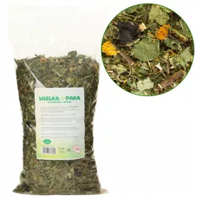   Takarmány kis rágcsálóknak - Herbális medence keveréke rágcsálókhoz 1 kg