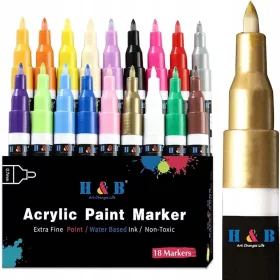   Jelölők gyerekeknek - Markerek akryle t -pályák a csészékhez